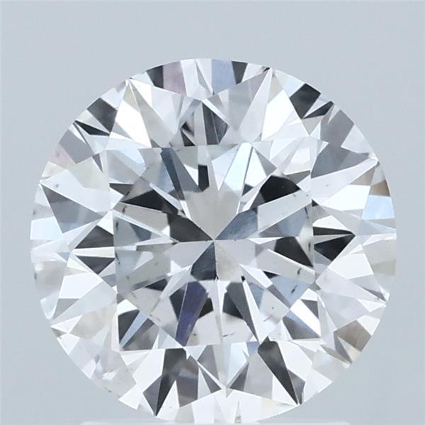 2.00 Carat Round Shaped, Excellent Cut, F Color, SI1 Clarity, IGI Certified Lab Grown Diamond