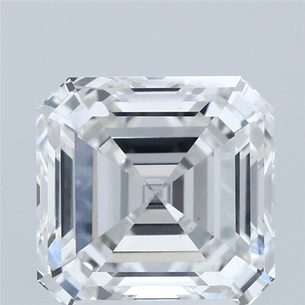 3.01 Carat Asscher Shaped, Ideal Cut, E Color, VS1 Clarity, IGI Certified Lab Grown Diamond