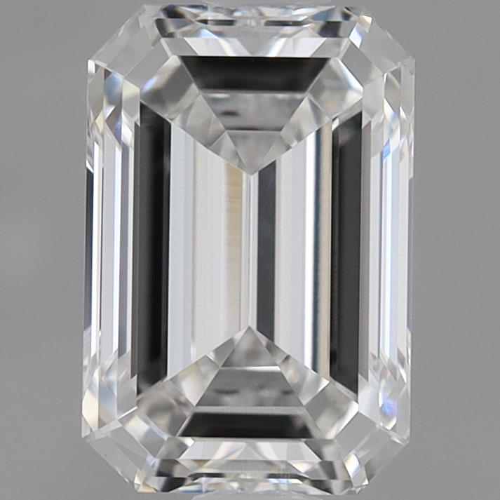 0.97 Carat Emerald Shaped, Ideal Cut, F Color, VVS1 Clarity, IGI Certified Lab Grown Diamond