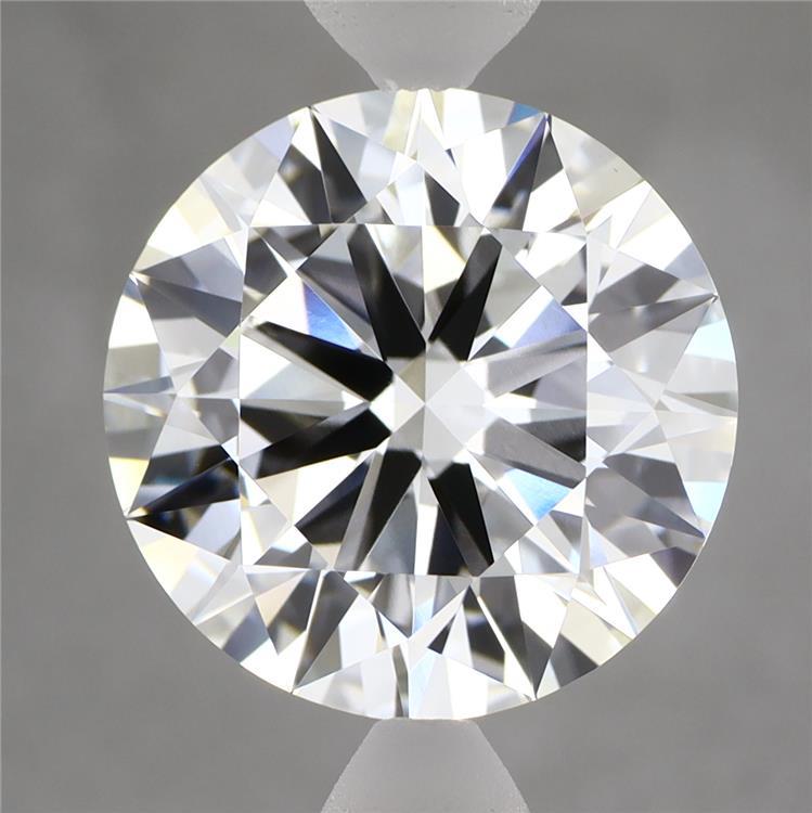 6.01 Carat Round Shaped, Ideal Cut, F Color, VVS2 Clarity, IGI Certified Lab Grown Diamond