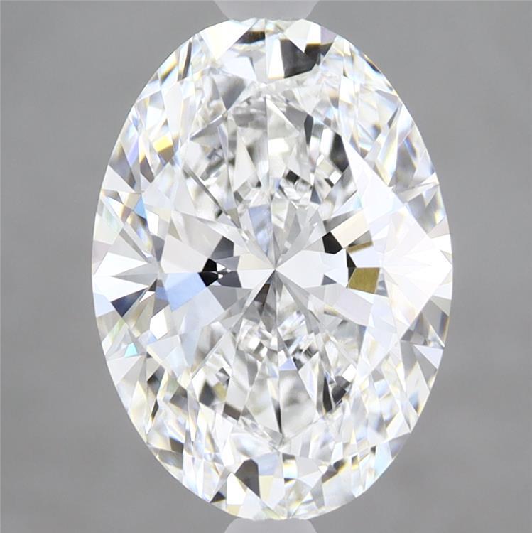 3.04 Carat Oval Shaped, Ideal Cut, D Color, VVS2 Clarity, IGI Certified Lab Grown Diamond