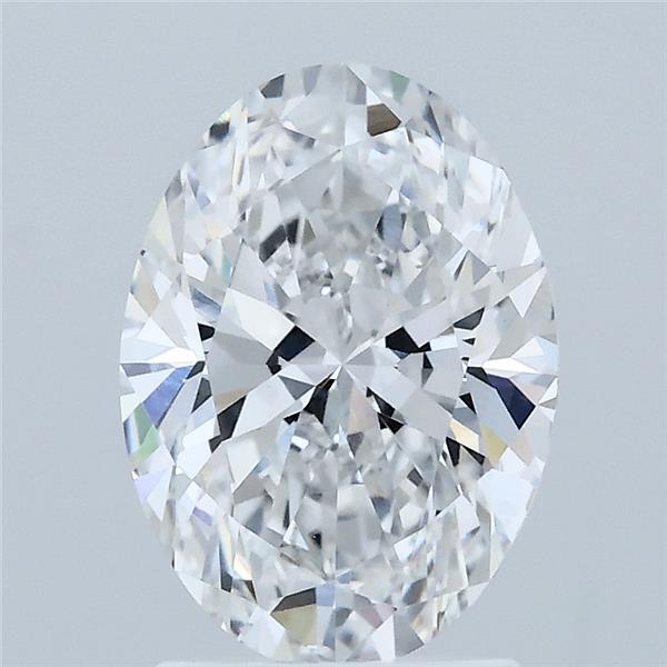 2.04 Carat Oval Shaped, Ideal Cut, D Color, VVS2 Clarity, IGI Certified Lab Grown Diamond
