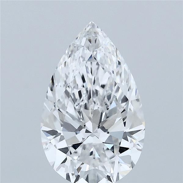 1.51 Carat Pear Shaped, Ideal Cut, D Color, VVS2 Clarity, IGI Certified Lab Grown Diamond