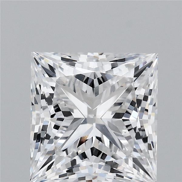 3.18 Carat Princess Shaped, Ideal Cut, D Color, VVS2 Clarity, IGI Certified Lab Grown Diamond