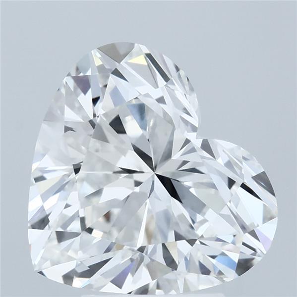 4.10 Carat Heart Shaped, Ideal Cut, E Color, VVS2 Clarity, IGI Certified Lab Grown Diamond