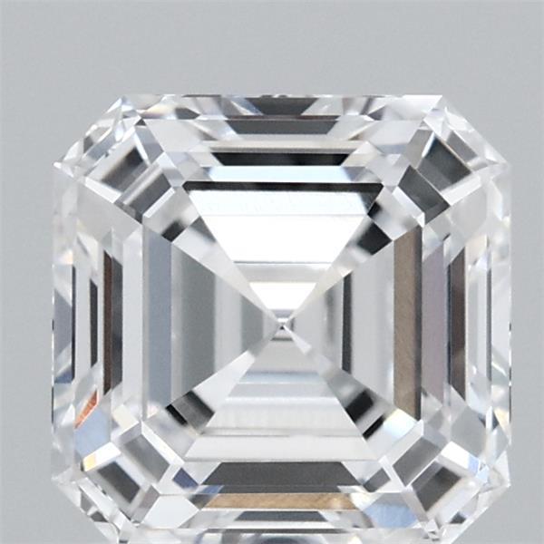 2.09 Carat Asscher Shaped, Ideal Cut, D Color, VVS1 Clarity, IGI Certified Lab Grown Diamond