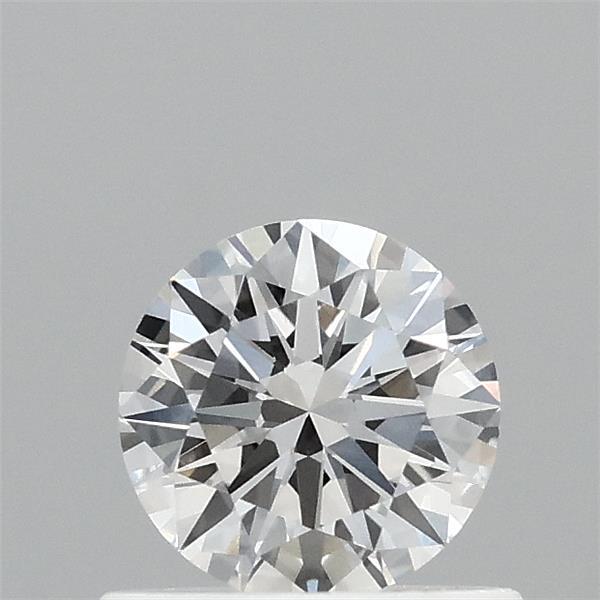 0.57 Carat Round Shaped, Excellent Cut, E Color, VVS2 Clarity, IGI Certified Lab Grown Diamond
