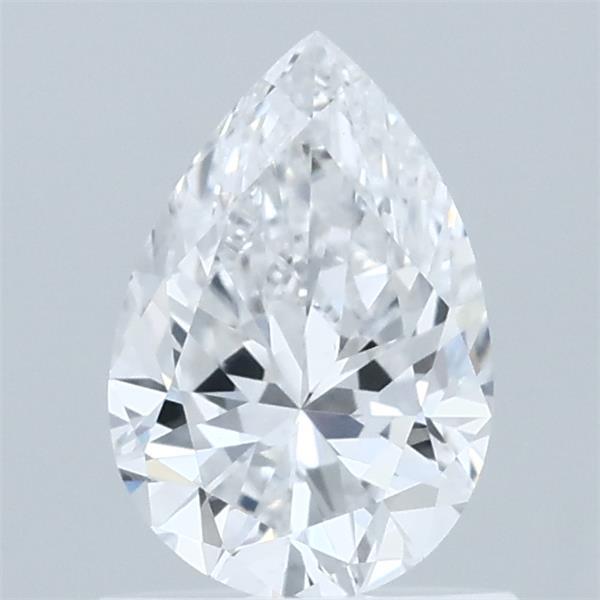 0.88 Carat Pear Shaped, Ideal Cut, D Color, VS1 Clarity, IGI Certified Lab Grown Diamond