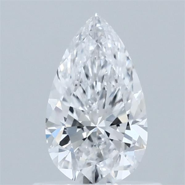 0.65 Carat Pear Shaped, Excellent Cut, D Color, VVS2 Clarity, IGI Certified Lab Grown Diamond