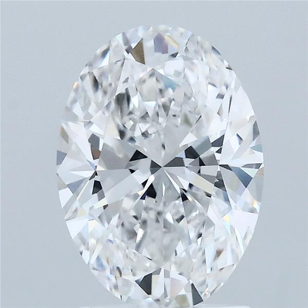 2.01 Carat Oval Shaped, Ideal Cut, D Color, VVS2 Clarity, IGI Certified Lab Grown Diamond