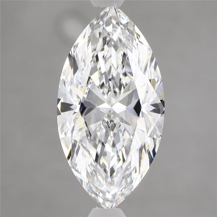 1.82 Carat Marquise Shaped, Ideal Cut, D Color, VVS2 Clarity, IGI Certified Lab Grown Diamond
