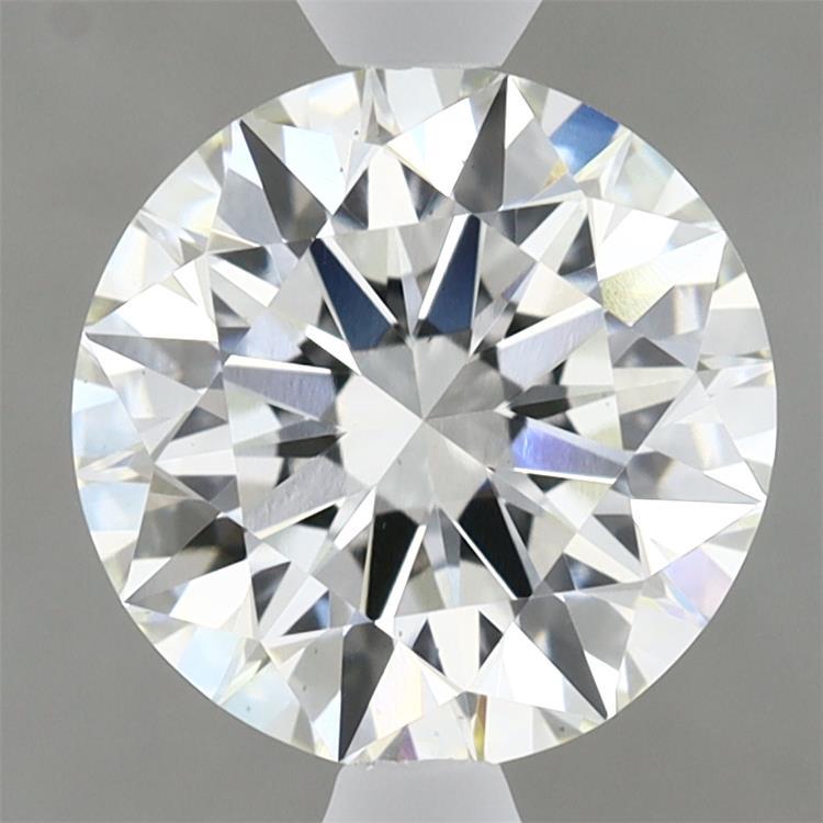 2.96 Carat Round Shaped, Excellent Cut, H Color, VS2 Clarity, IGI Certified Lab Grown Diamond