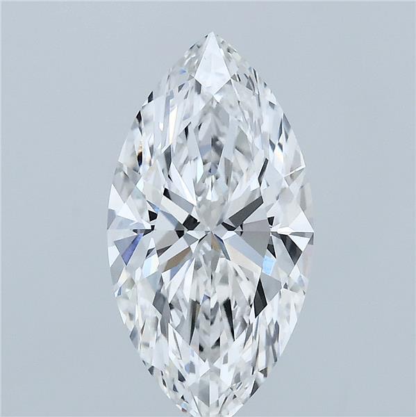 2.53 Carat Marquise Shaped, Ideal Cut, E Color, VVS2 Clarity, IGI Certified Lab Grown Diamond