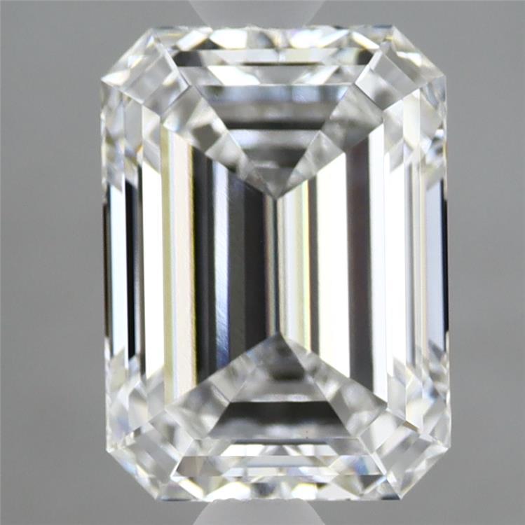 2.87 Carat Emerald Shaped, Ideal Cut, E Color, VS1 Clarity, IGI Certified Lab Grown Diamond