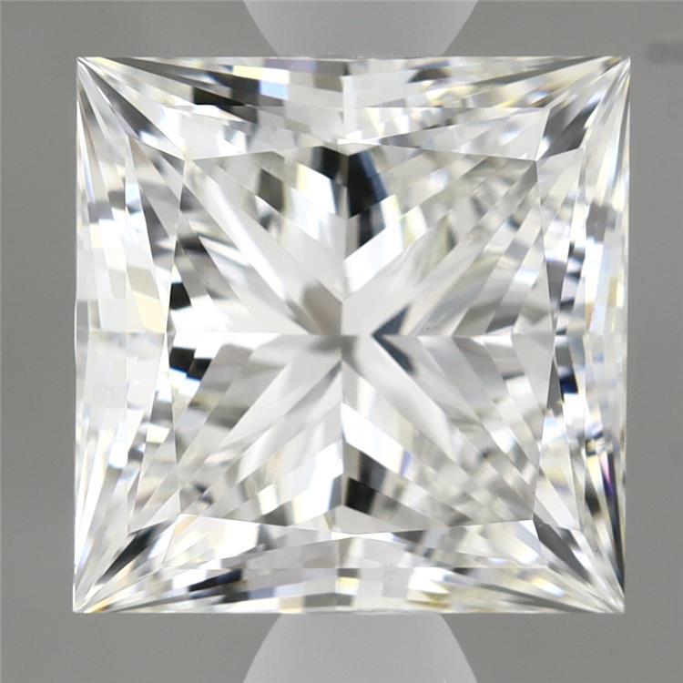 3.89 Carat Princess Shaped, Ideal Cut, G Color, VS1 Clarity, IGI Certified Lab Grown Diamond