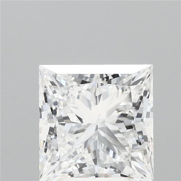 4.02 Carat Princess Shaped, Ideal Cut, E Color, VVS1 Clarity, IGI Certified Lab Grown Diamond