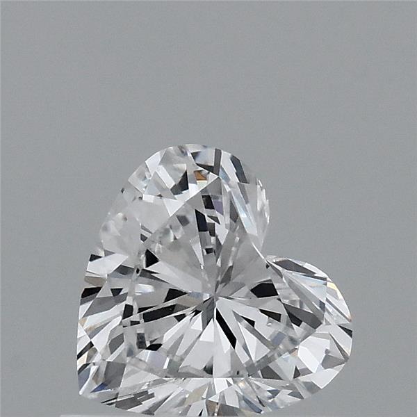 0.63 Carat Heart Shaped, Excellent Cut, D Color, VVS1 Clarity, IGI Certified Lab Grown Diamond