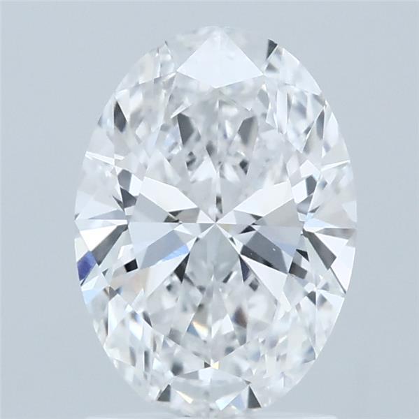 1.54 Carat Oval Shaped, Ideal Cut, D Color, VVS2 Clarity, IGI Certified Lab Grown Diamond