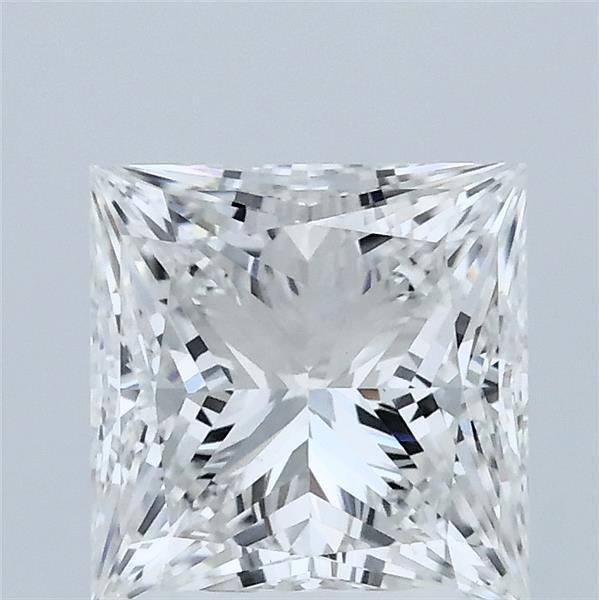 2.00 Carat Princess Shaped, Excellent Cut, F Color, VVS2 Clarity, IGI Certified Lab Grown Diamond