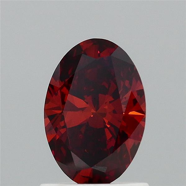 1.02 Carat Oval Shaped, Ideal Cut, FANCY VIVID ORANGE Color, VVS2 Clarity, IGI Certified Lab Grown Diamond