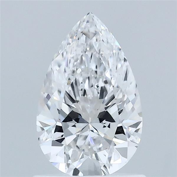1.00 Carat Pear Shaped, Ideal Cut, D Color, VVS2 Clarity, IGI Certified Lab Grown Diamond