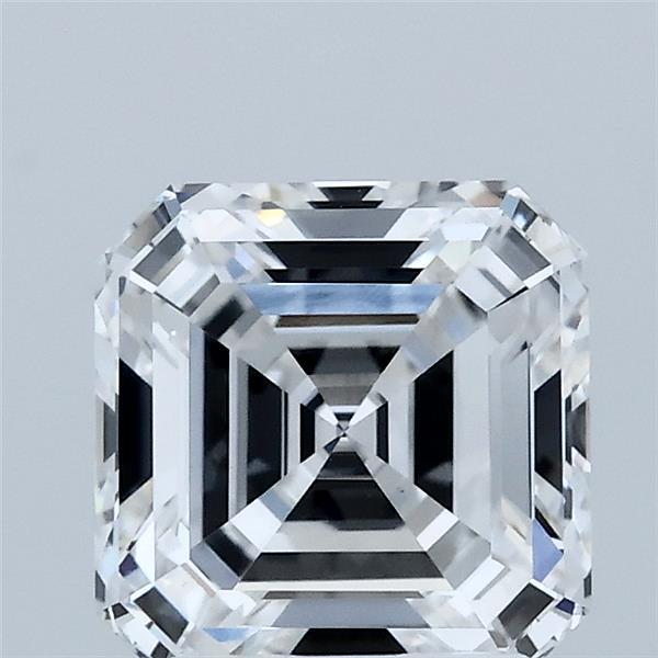 2.03 Carat Asscher Shaped, Ideal Cut, D Color, VVS2 Clarity, IGI Certified Lab Grown Diamond
