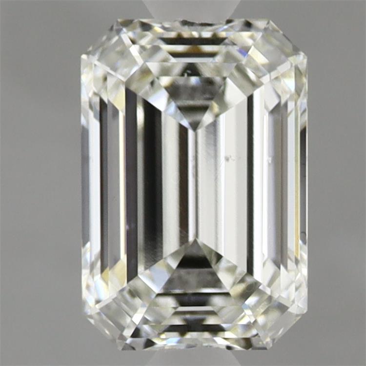 1.71 Carat Emerald Shaped, Ideal Cut, G Color, VS2 Clarity, IGI Certified Lab Grown Diamond