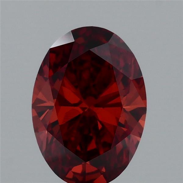 0.99 Carat Oval Shaped, Ideal Cut, FANCY DEEP ORANGE Color, VVS2 Clarity, IGI Certified Lab Grown Diamond