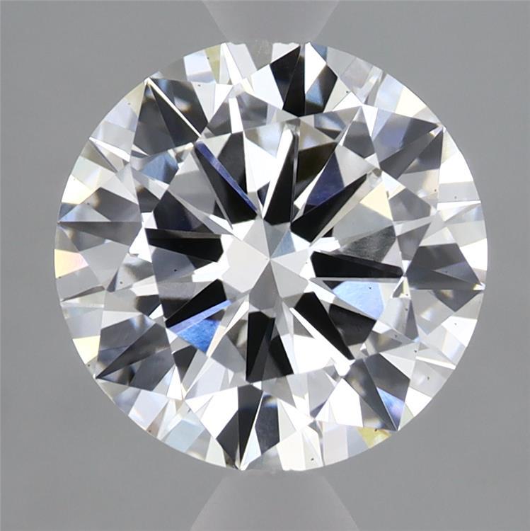 2.72 Carat Round Shaped, Excellent Cut, D Color, VS2 Clarity, IGI Certified Lab Grown Diamond