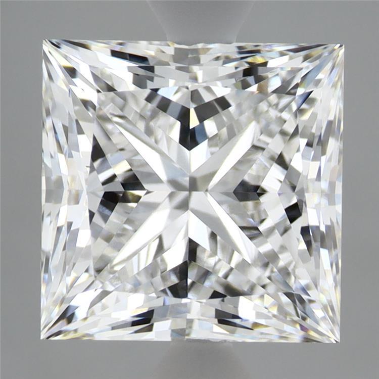 4.91 Carat Princess Shaped, Ideal Cut, E Color, VVS2 Clarity, IGI Certified Lab Grown Diamond