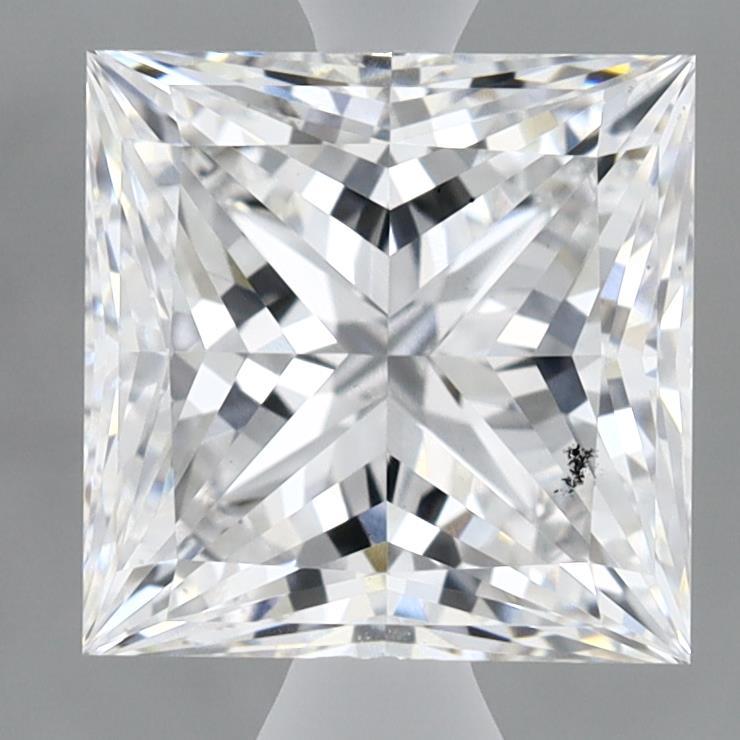 3.01 Carat Princess Shaped, Ideal Cut, D Color, VS2 Clarity, IGI Certified Lab Grown Diamond