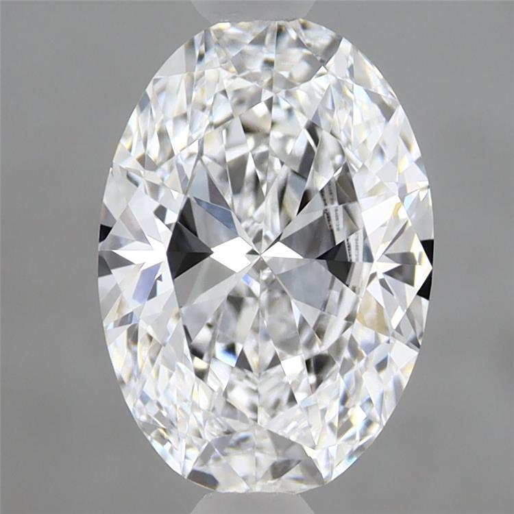 1.59 Carat Oval Shaped, Ideal Cut, D Color, VVS2 Clarity, IGI Certified Lab Grown Diamond