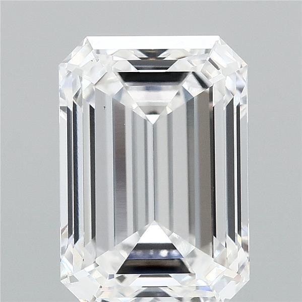 4.03 Carat Emerald Shaped, Ideal Cut, D Color, VS1 Clarity, IGI Certified Lab Grown Diamond