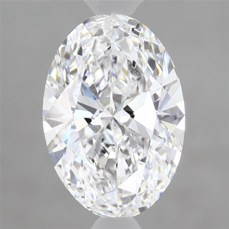 1.74 Carat Oval Shaped, Ideal Cut, D Color, VVS2 Clarity, IGI Certified Lab Grown Diamond