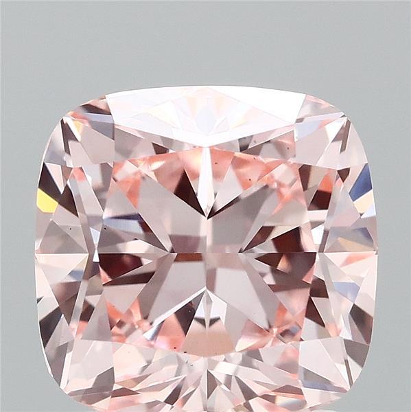 2.05 Carat Cushion Shaped, Ideal Cut, FANCY INTENSE PINK Color, VS1 Clarity, IGI Certified Lab Grown Diamond