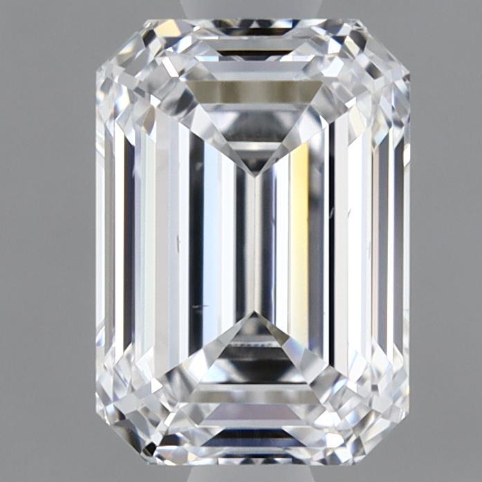 1.04 Carat Emerald Shaped, Ideal Cut, D Color, VS2 Clarity, IGI Certified Lab Grown Diamond