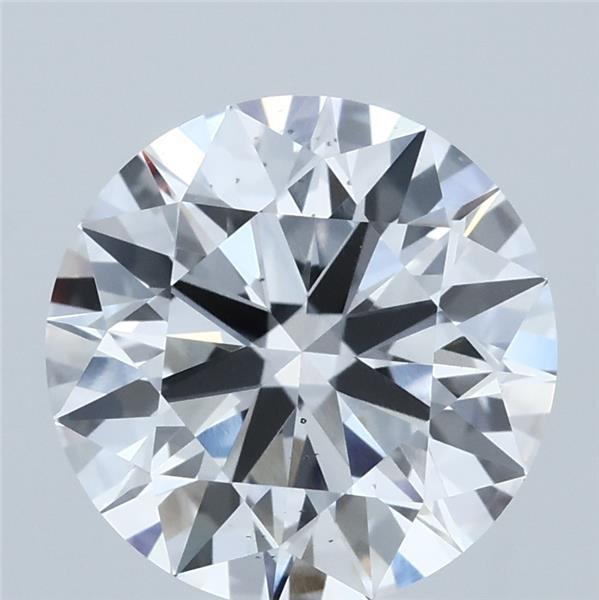 3.10 Carat Round Shaped, Ideal Cut, D Color, VS2 Clarity, IGI Certified Lab Grown Diamond