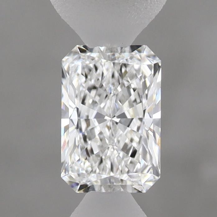 0.57 Carat Radiant Shaped, Ideal Cut, D Color, VS1 Clarity, IGI Certified Lab Grown Diamond