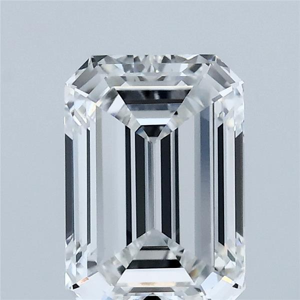 1.60 Carat Emerald Shaped, Ideal Cut, E Color, VVS2 Clarity, IGI Certified Lab Grown Diamond
