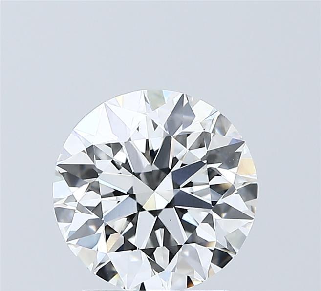 2.03 Carat Round Shaped, Excellent Cut, E Color, VVS2 Clarity, IGI Certified Lab Grown Diamond