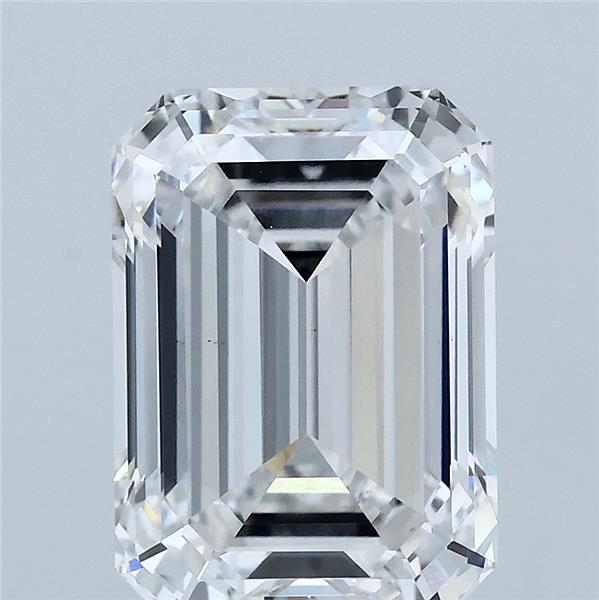 4.10 Carat Emerald Shaped, Ideal Cut, E Color, VS1 Clarity, IGI Certified Lab Grown Diamond