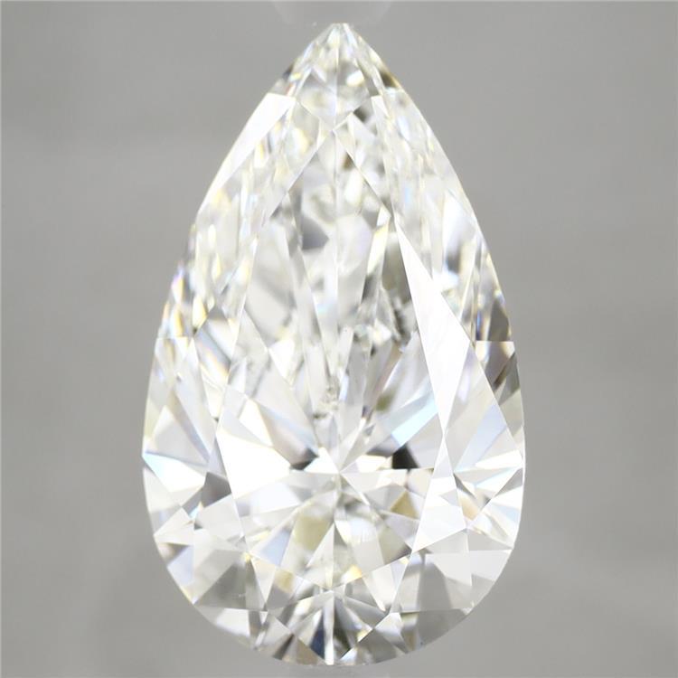 4.84 Carat Pear Shaped, Ideal Cut, F Color, VVS2 Clarity, IGI Certified Lab Grown Diamond