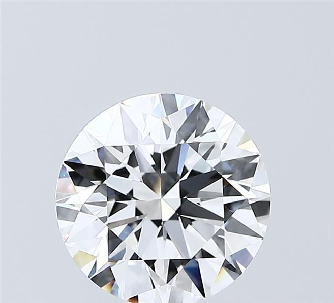 2.01 Carat Round Shaped, Ideal Cut, D Color, VVS2 Clarity, IGI Certified Lab Grown Diamond