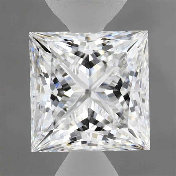 1.60 Carat Princess Shaped, Ideal Cut, D Color, VVS2 Clarity, IGI Certified Lab Grown Diamond