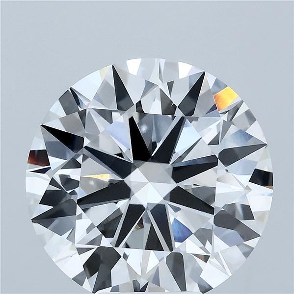 7.02 Carat Round Shaped, Ideal Cut, E Color, VVS2 Clarity, IGI Certified Lab Grown Diamond
