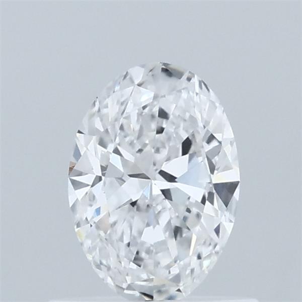 0.61 Carat Oval Shaped, Excellent Cut, D Color, VVS2 Clarity, IGI Certified Lab Grown Diamond