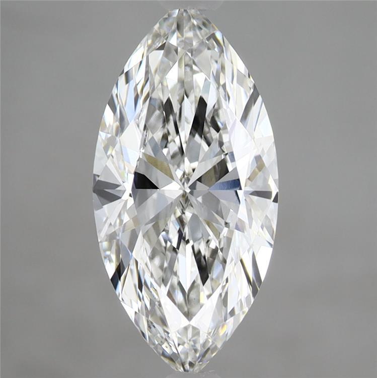 1.90 Carat Marquise Shaped, Ideal Cut, E Color, VVS2 Clarity, IGI Certified Lab Grown Diamond