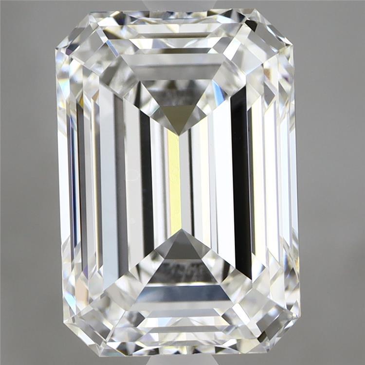 4.81 Carat Emerald Shaped, Ideal Cut, E Color, VVS2 Clarity, IGI Certified Lab Grown Diamond