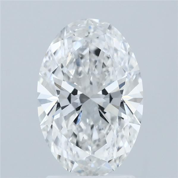 2.02 Carat Oval Shaped, Ideal Cut, E Color, VVS2 Clarity, IGI Certified Lab Grown Diamond