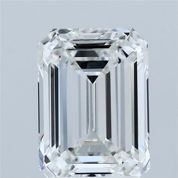 2.02 Carat Emerald Shaped, Ideal Cut, F Color, VVS2 Clarity, IGI Certified Lab Grown Diamond